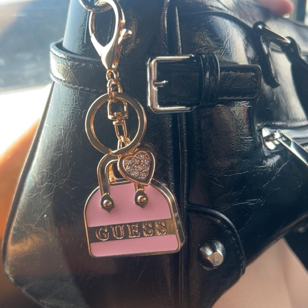 Guess Pink and Gold Charm